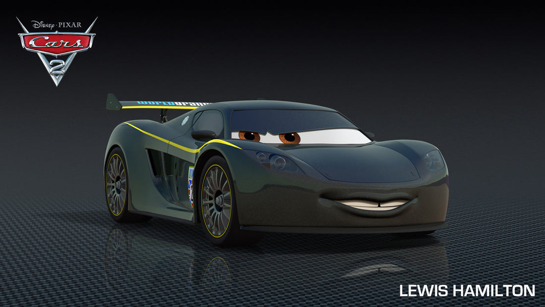 Lewis Hamilton dans Cars 2 : le champion du monde version Pixar