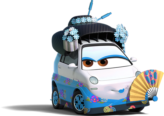 Shigeko : La Danseuse Geisha Bleue de Cars 2