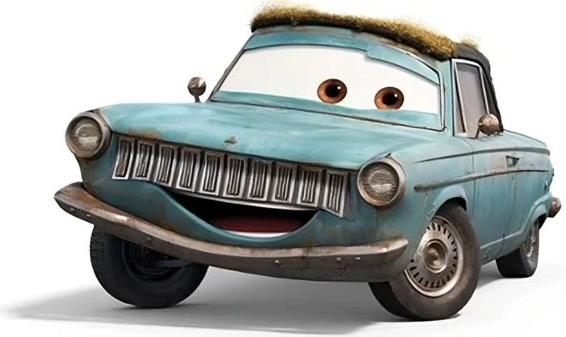 Rusty Rust-eze : Cofondateur de Rust-eze et fervent supporter de Flash McQueen