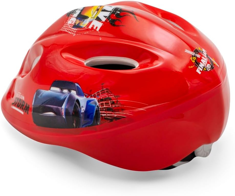 Casque de Vélo Cars Rouge - Flash McQueen Cruz et Storm