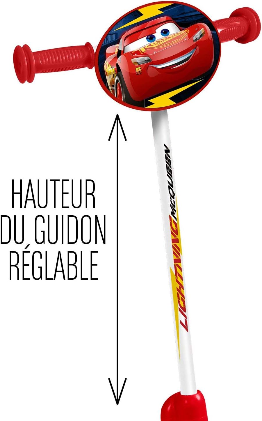 Trottinette Cars 3 Roues - Flash McQueen