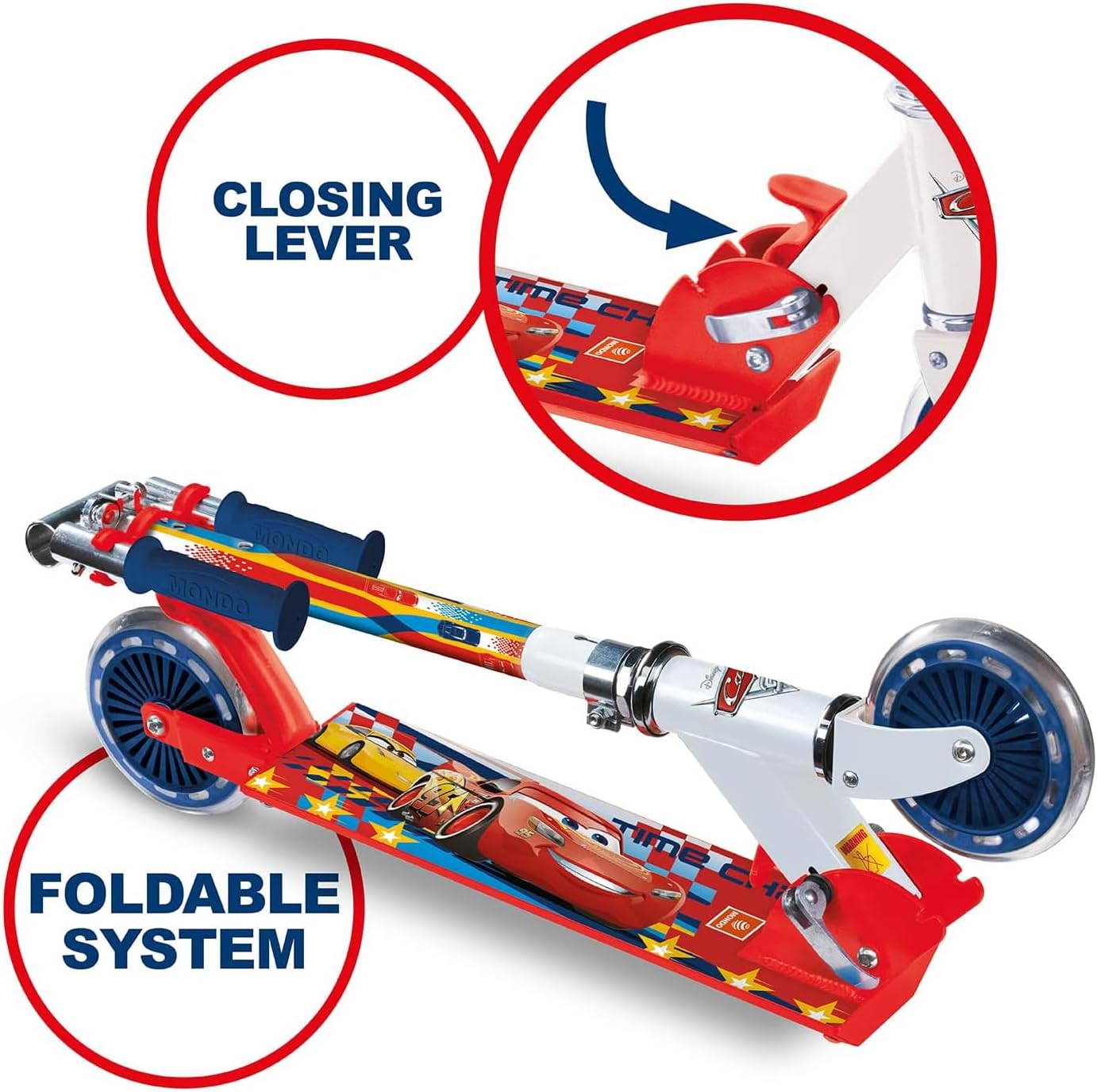 Cars Folding Scooter - McQueen and Cruz