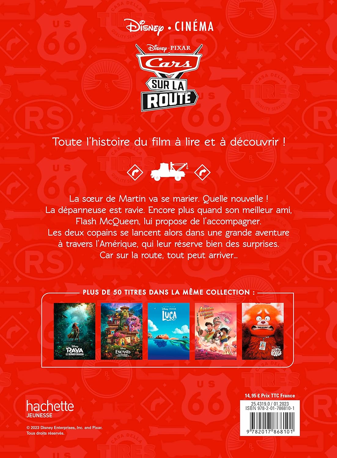 Livre Cars sur la route - L’Histoire Complète de la Série