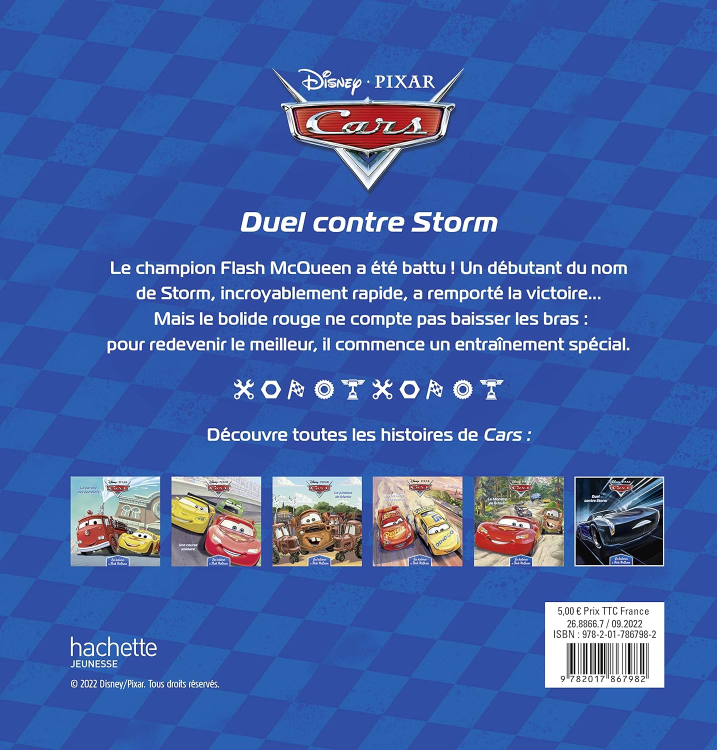 Livre Cars - Les Histoires de Flash McQueen #6 - Duel contre Storm