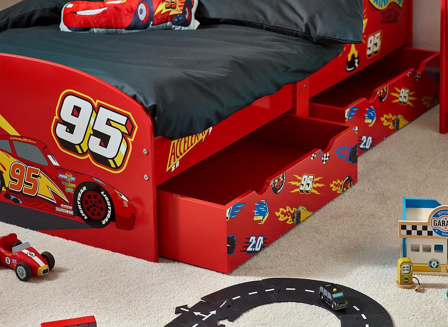 Lit Cars Flash McQueen pour Enfant