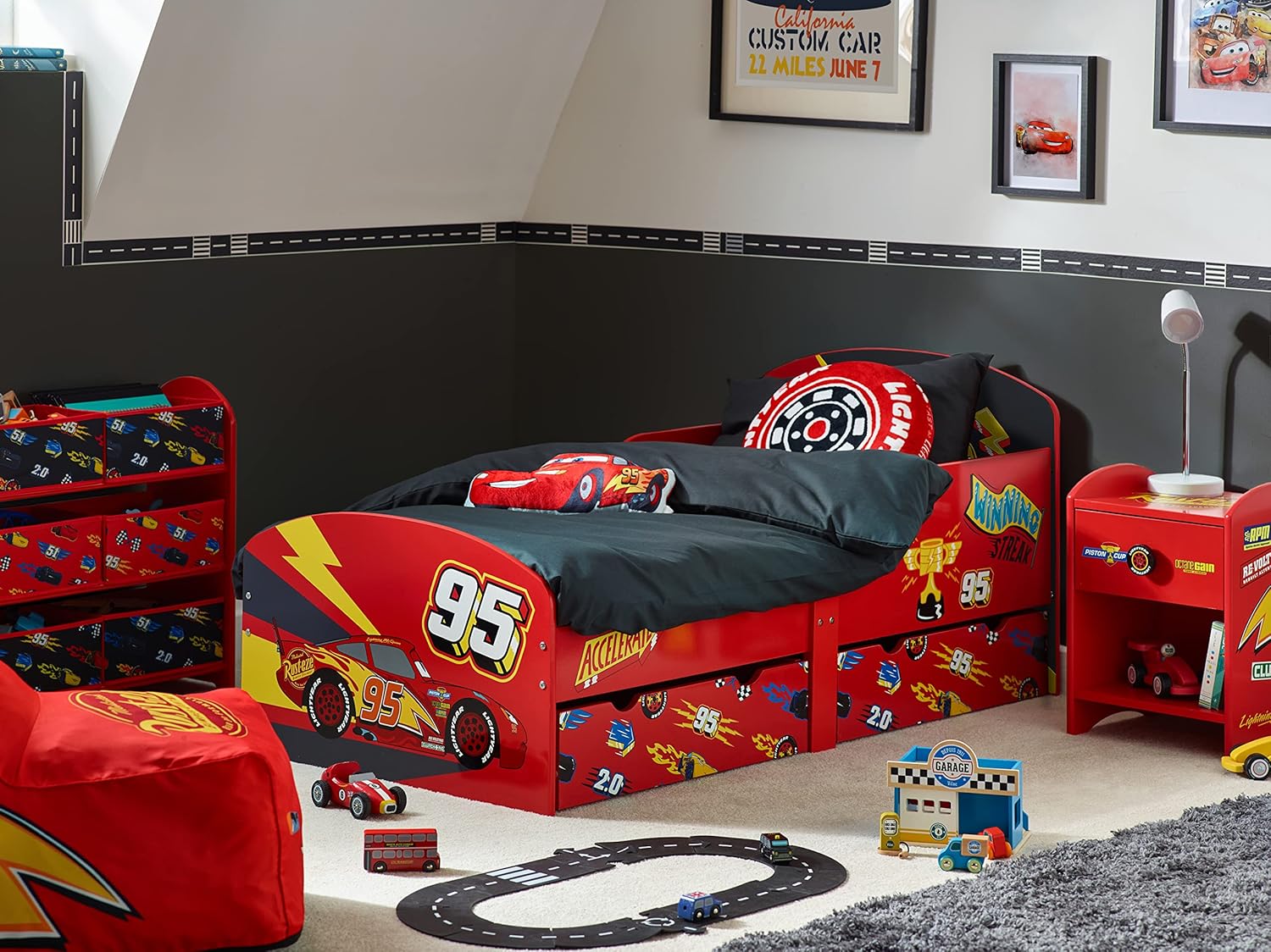Lit Cars Flash McQueen pour Enfant