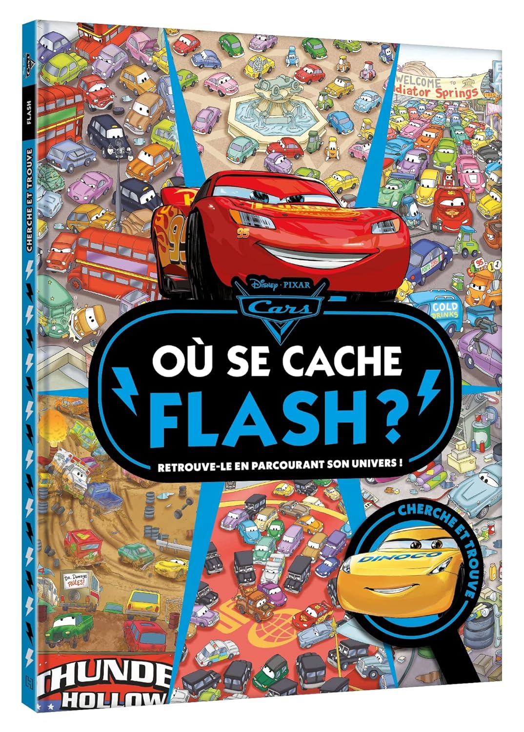 Livre de Jeu Cars - Où se cache Flash ? - Cherche et Trouve