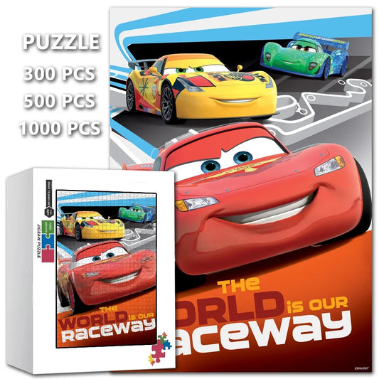 Puzzle Cars - McQueen Jeff Gorvette et Carla Veloso