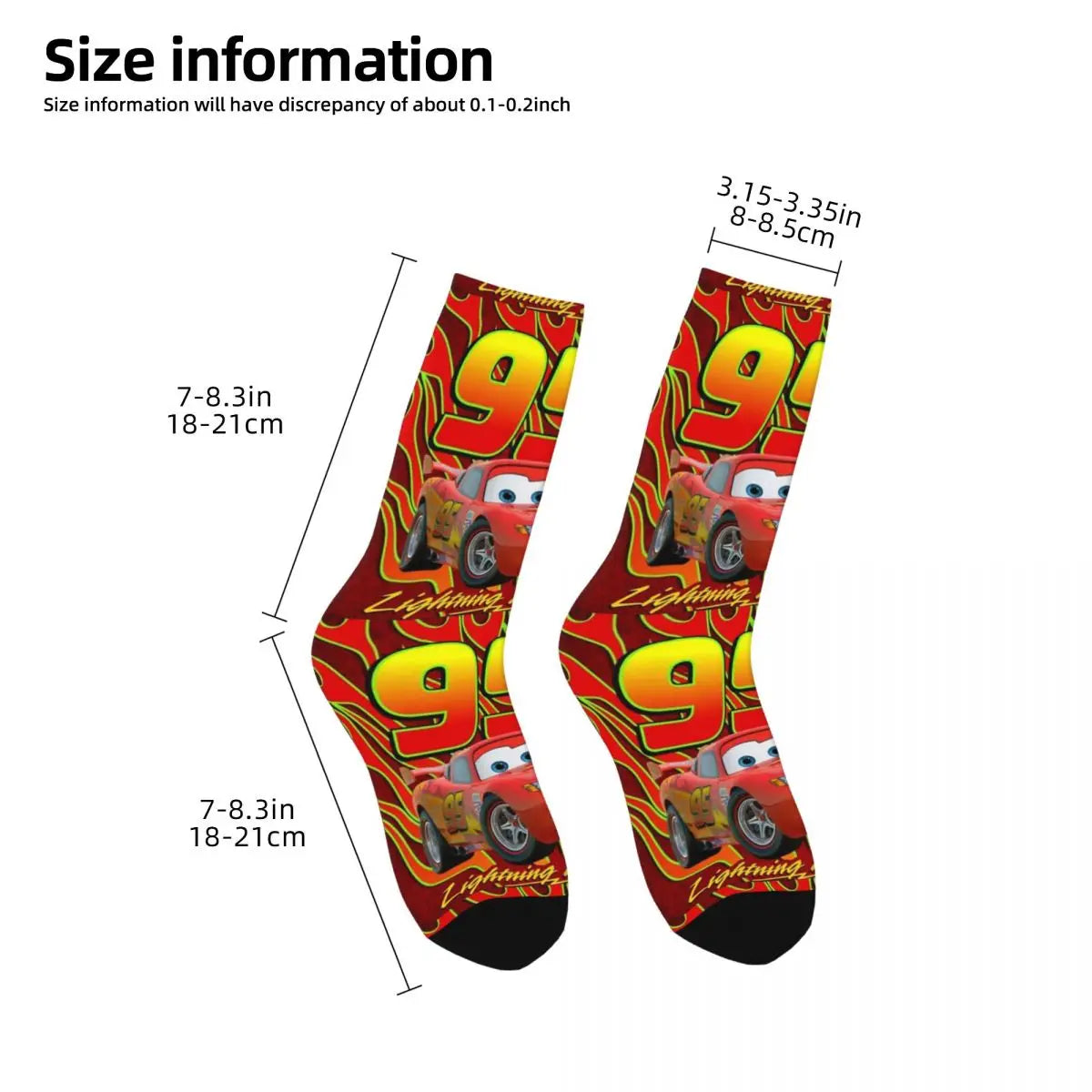 Chaussette Cars Flash McQueen