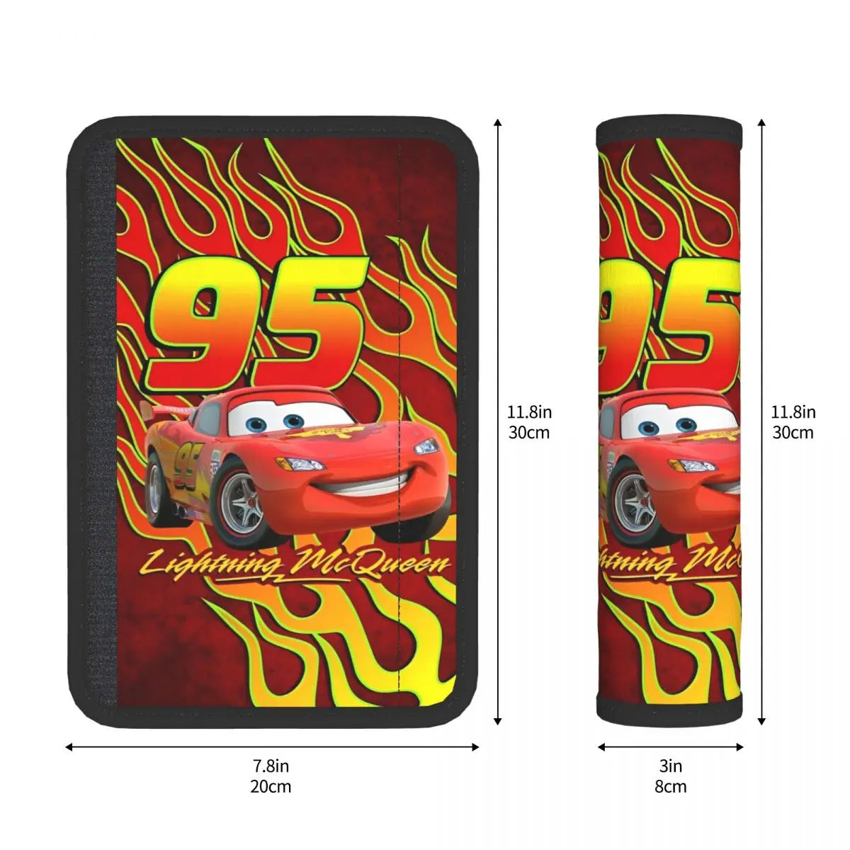 Protège Ceinture de Voiture Cars 3 - Lightning McQueen