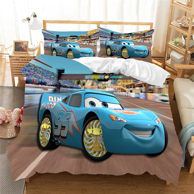 Housse de Couette Cars - McQueen Tuning Dinoco
