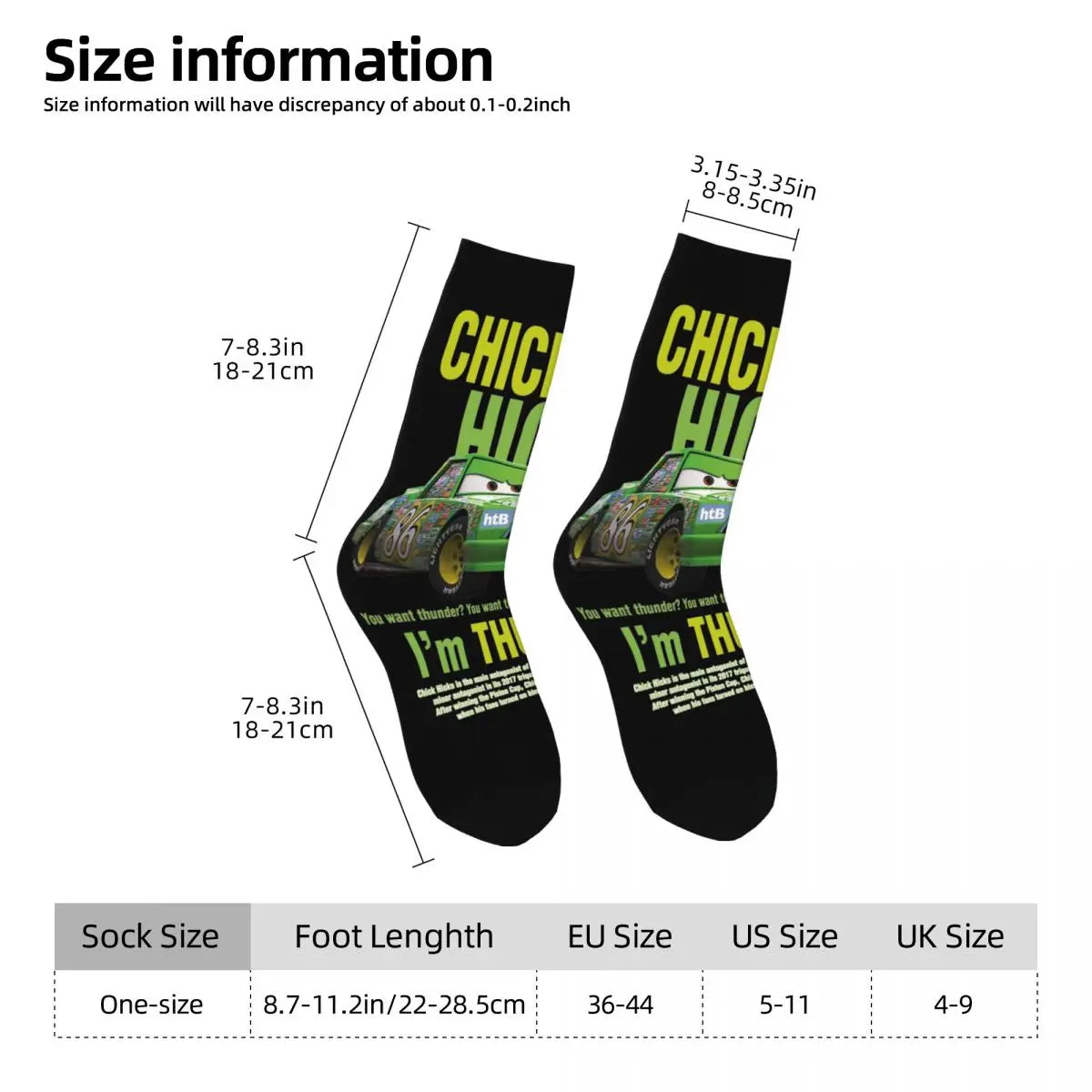 Chaussette Cars Chick Hicks