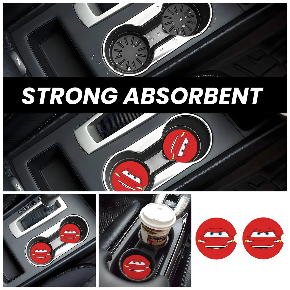 Dessous de Verre Cars - McQueen au Regard Confiant