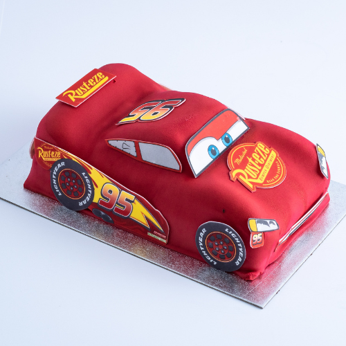 Gâteau Cars Flash McQueen 3D