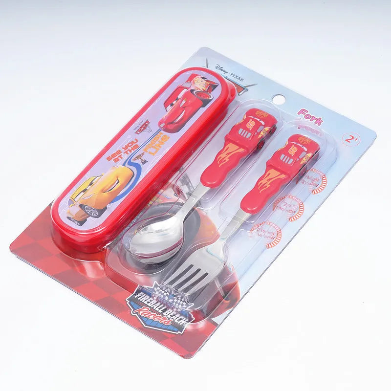 Lot Couverts Cars - Cuillière et Fourchette Flash McQueen