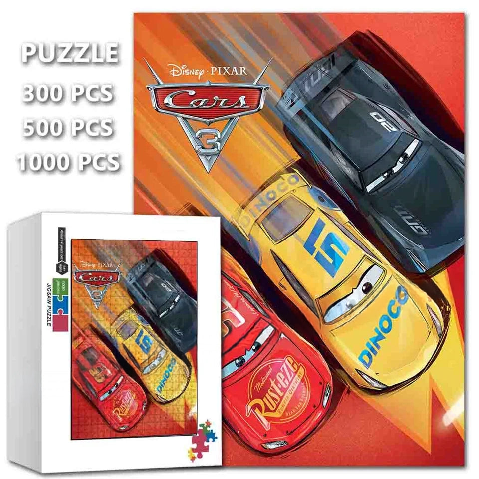 Puzzle Cars - McQueen vs Cruz vs Storm