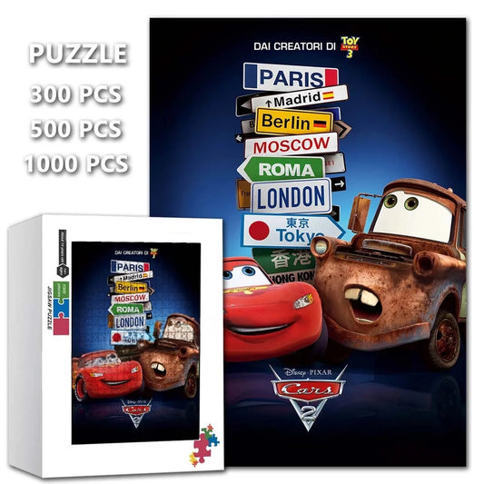 Puzzle Cars - McQueen et Martin en Voyage