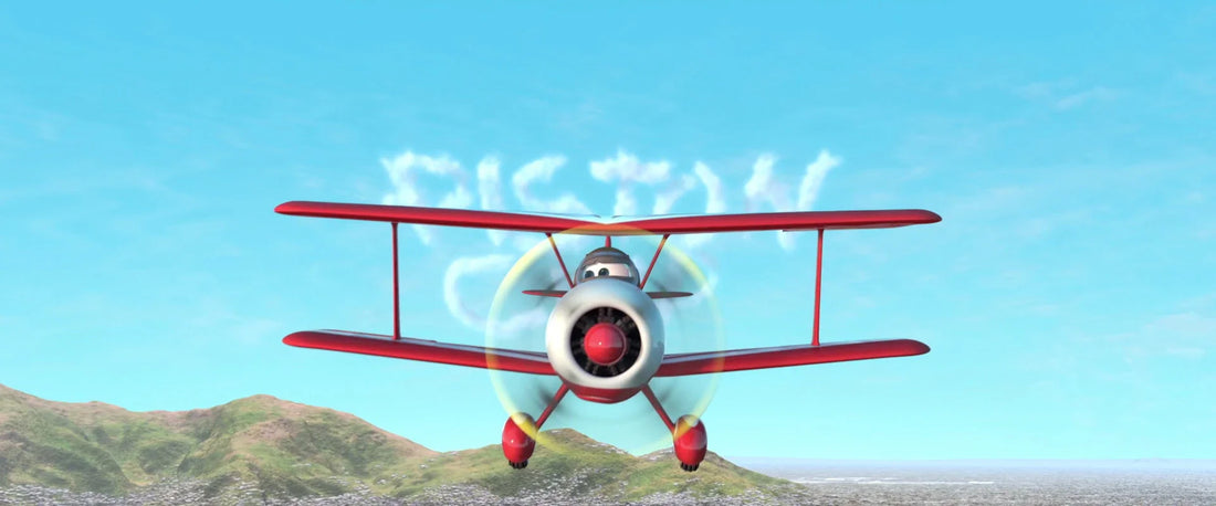 Barney Stormin : L’Avion de Skywriting de l’Univers Cars