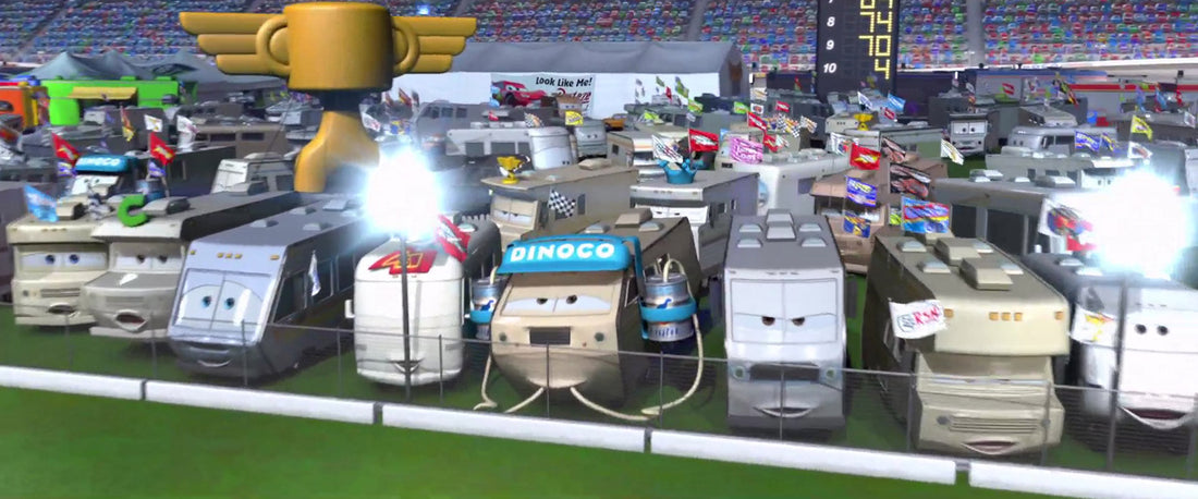 Barry Diesel : Le fan emblématique de Dinoco dans Cars