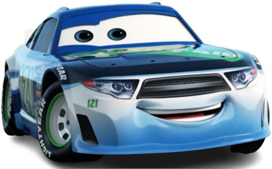 Dino Draftsky : Le coureur Clutch Aid N°121 de Cars 3