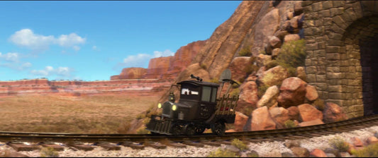 Galloping Geargrinder : Le train culte aperçu dans Cars 2