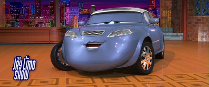 Jay Limo dans Cars : le clin d'œil à Jay Leno