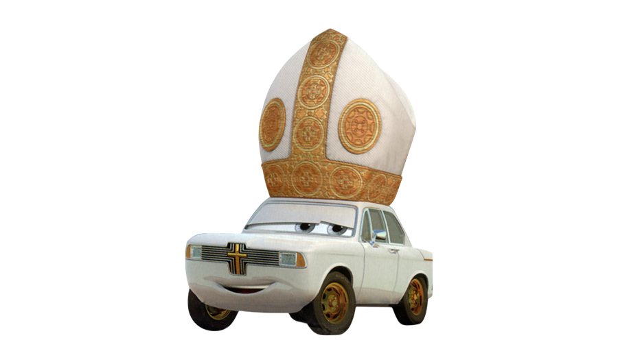 Pope Pinion IV : Le Pape automobile de Cars 2