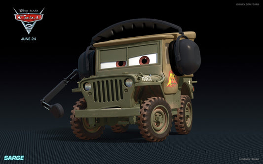 Sarge : Le vétéran militaire de Radiator Springs dans Cars