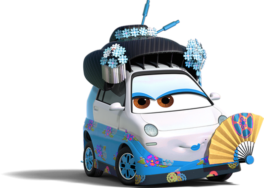 Shigeko : La Danseuse Geisha Bleue de Cars 2