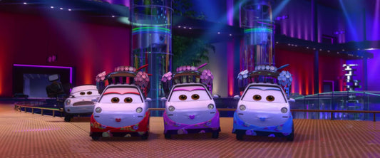 Tamiko : La Danseuse Traditionnelle Japonaise Rose dans Cars 2