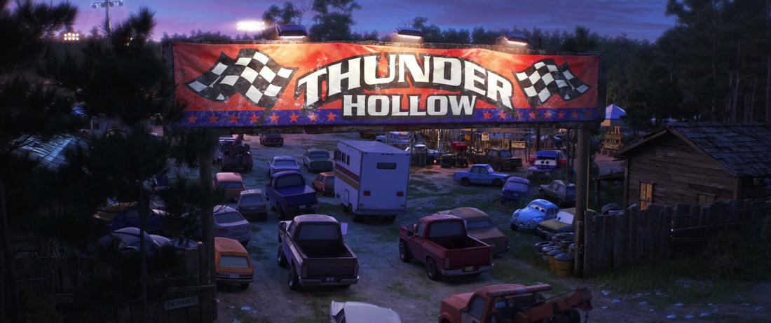 Thunder Hollow : le derby Crazy 8 de Cars 3
