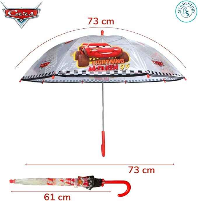 Parapluie Transparent Cars Flash McQueen