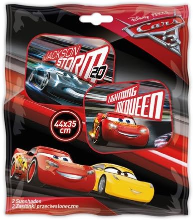 Lot de 2 Pare-Soleil Cars - Lightning McQueen et Storm Jackson