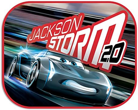 Lot de 2 Pare-Soleil Cars - Lightning McQueen et Storm Jackson