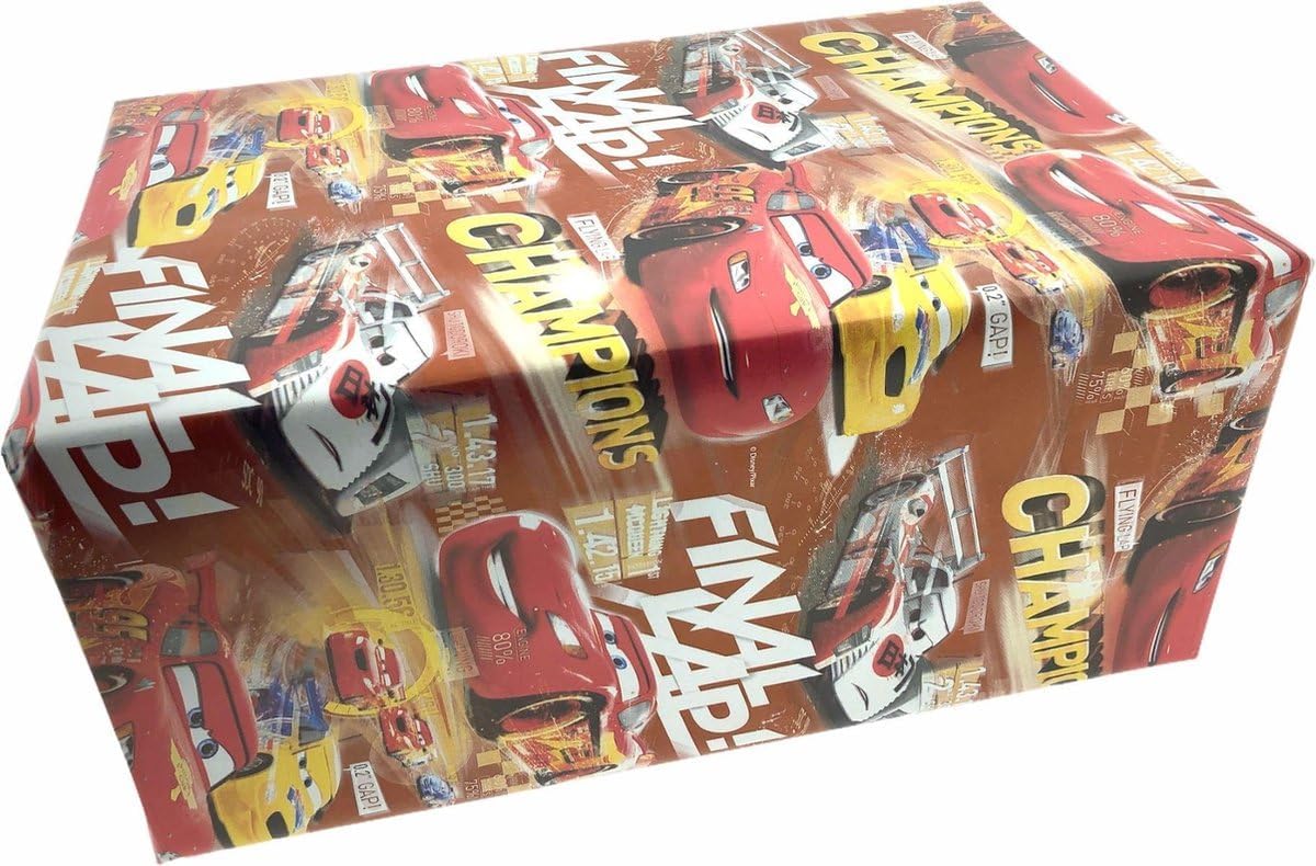 Papier D'Emballage Cadeau Cars Flash McQueen