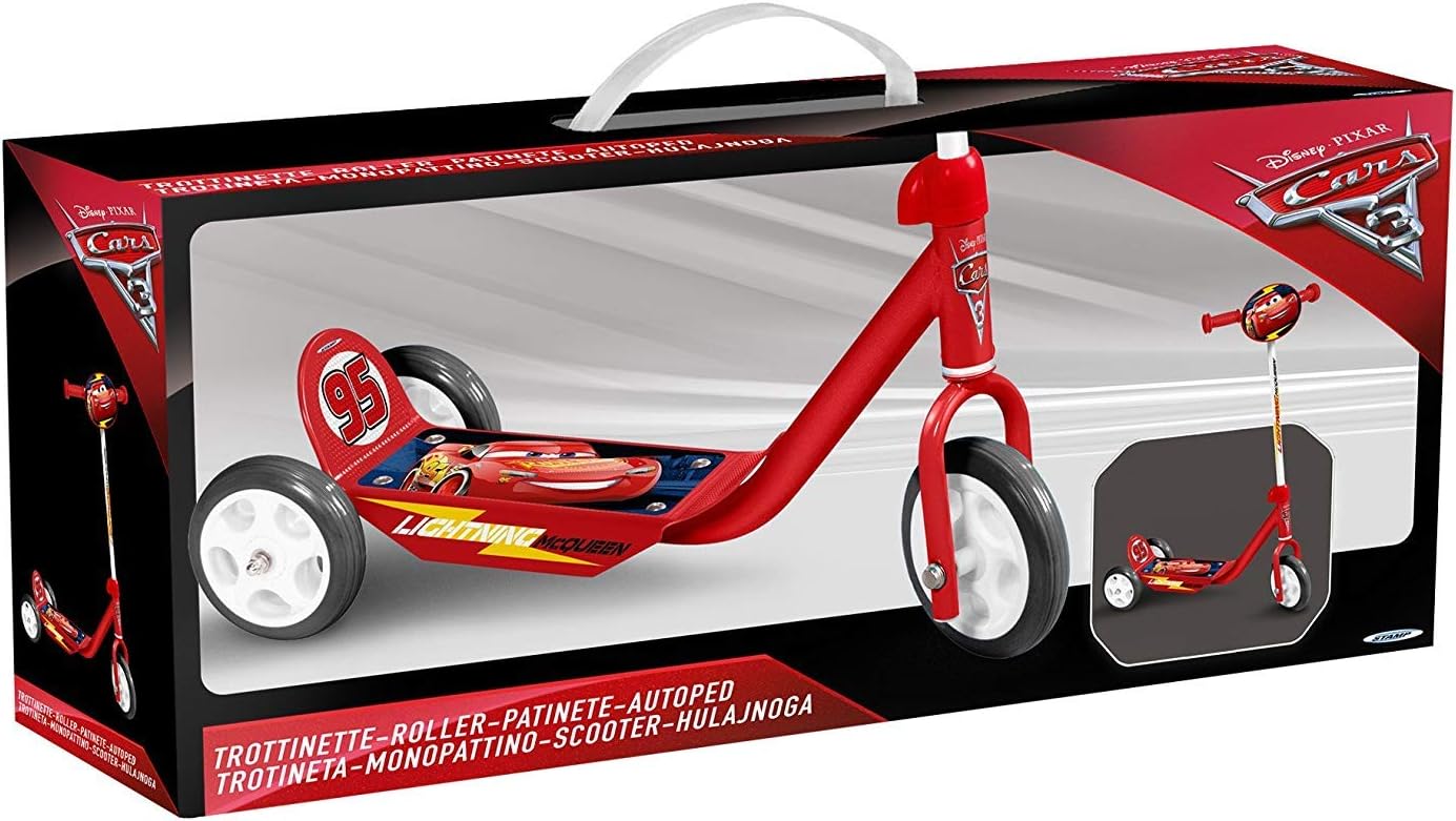 Trottinette Cars 3 Roues - Flash McQueen