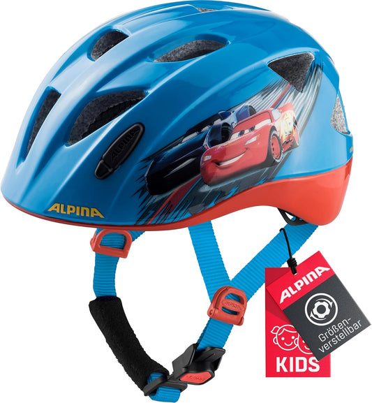 Cars Kids Bike Helmet - McQueen vs Storm