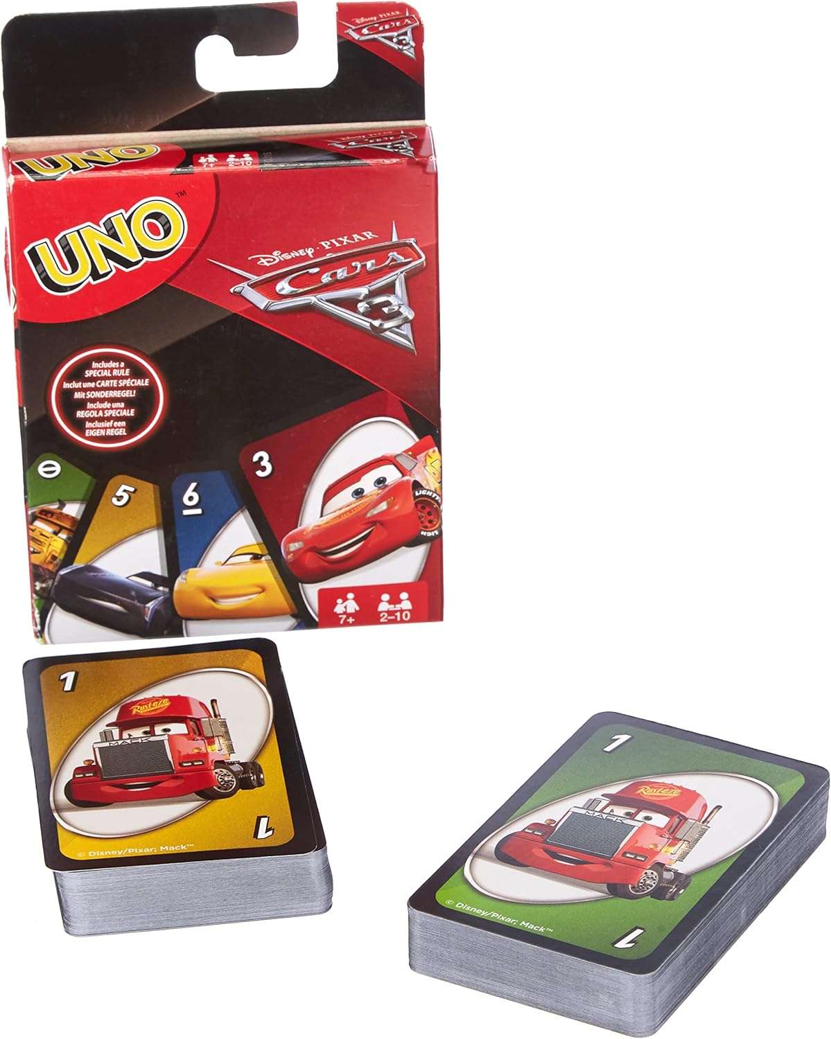 Jeu de Cartes Uno Cars 3