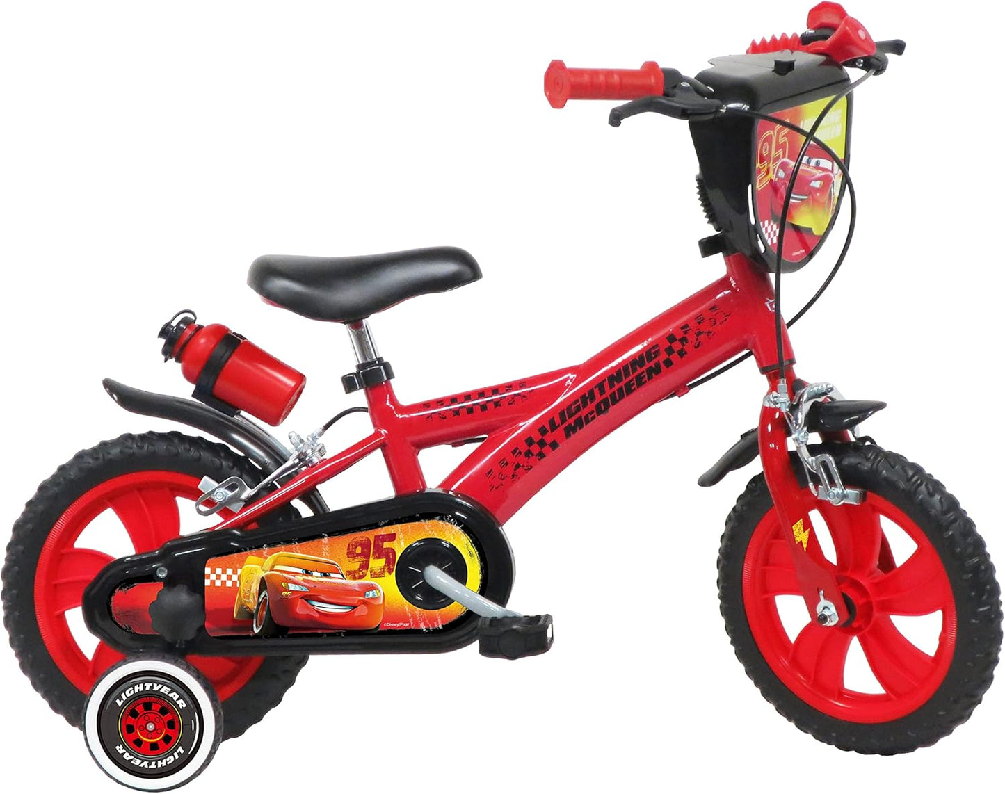 Bicicleta de 12 pulgadas de Rayo McQueen de Cars