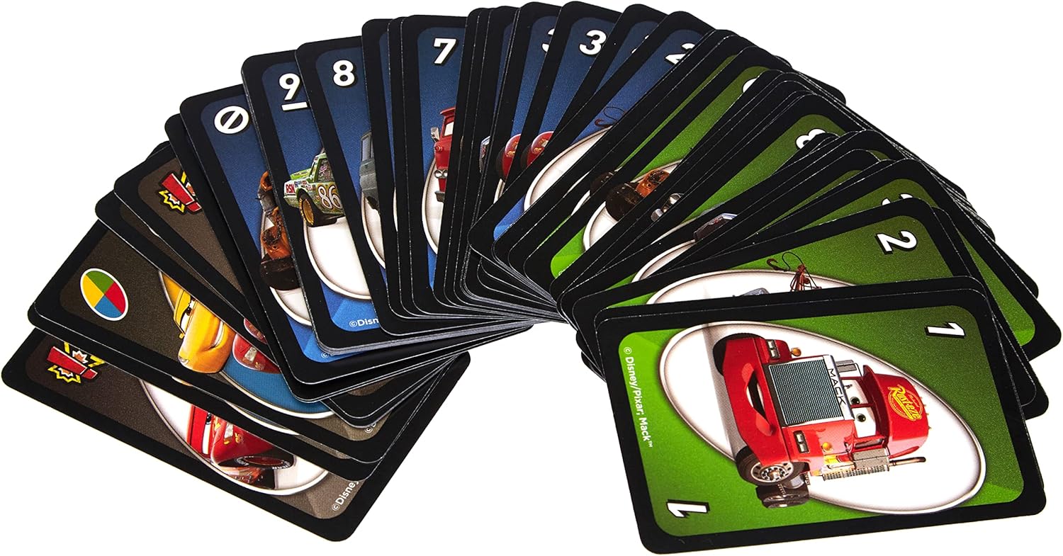 Jeu de Cartes Uno Cars 3