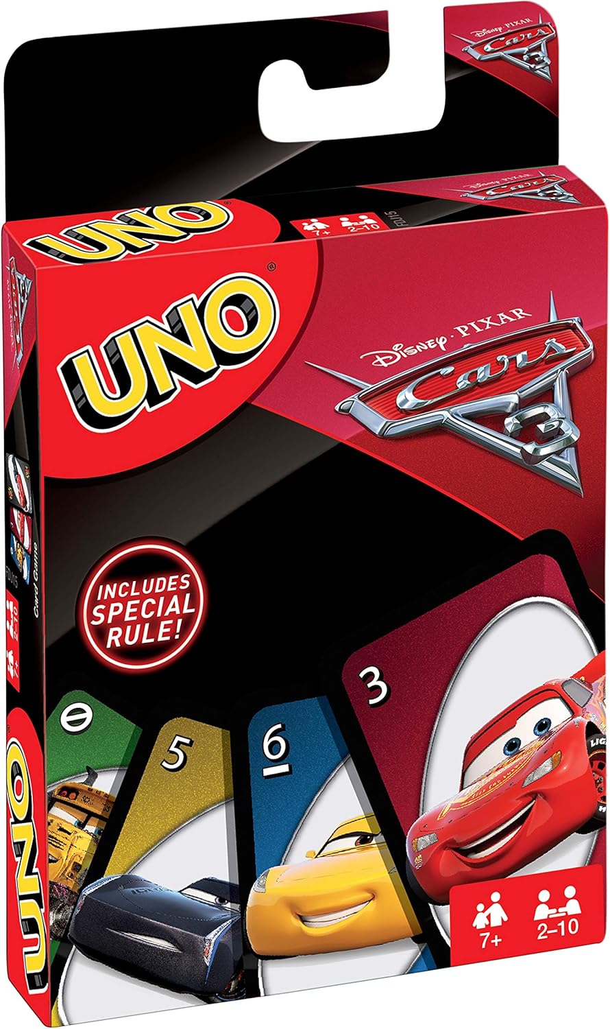 Jeu de Cartes Uno Cars 3