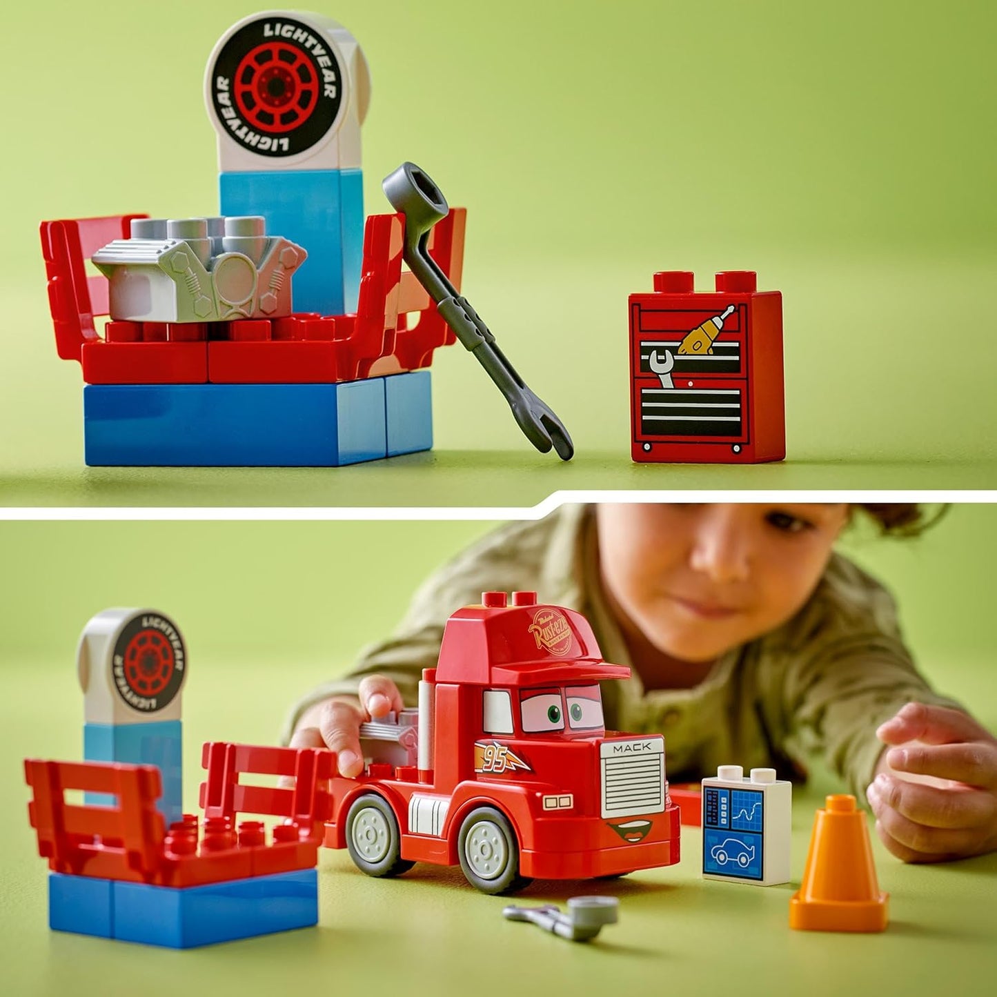 Lego Duplo Cars - Camion Mack et ses Accessoires