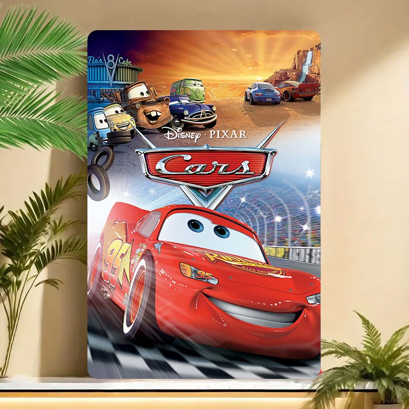 Plaque Decorative Cars en Metal - Film Cars 1