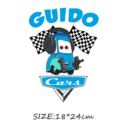 Ecusson Thermocollant Cars - Guido