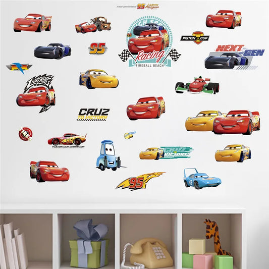 Sticker Mural Personnages Cars