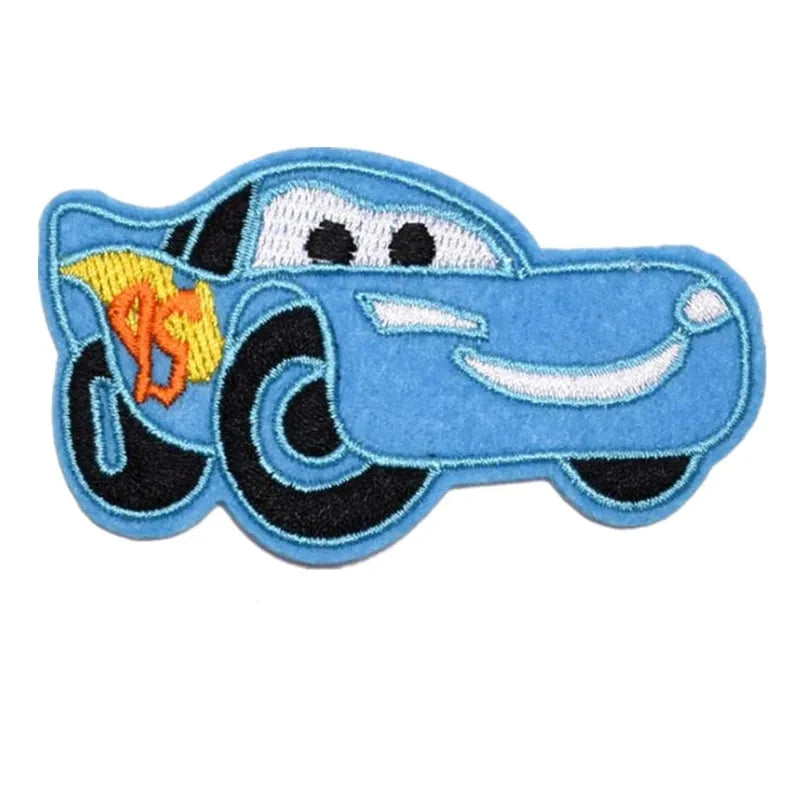 Patch Cars McQueen Bleu 8.4x5cm