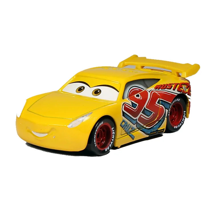 Voiture Jaune Cars Piston Cup - Cruz Ramirez No.95