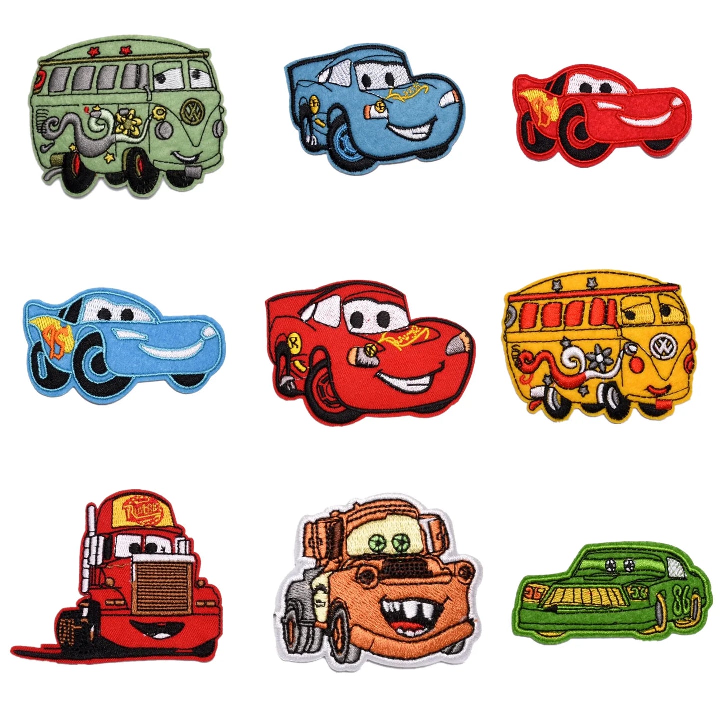 Patch Cars McQueen Bleu