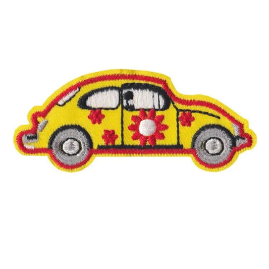 Patch Cars Coccinelle Jaune 3.7x8.6cm