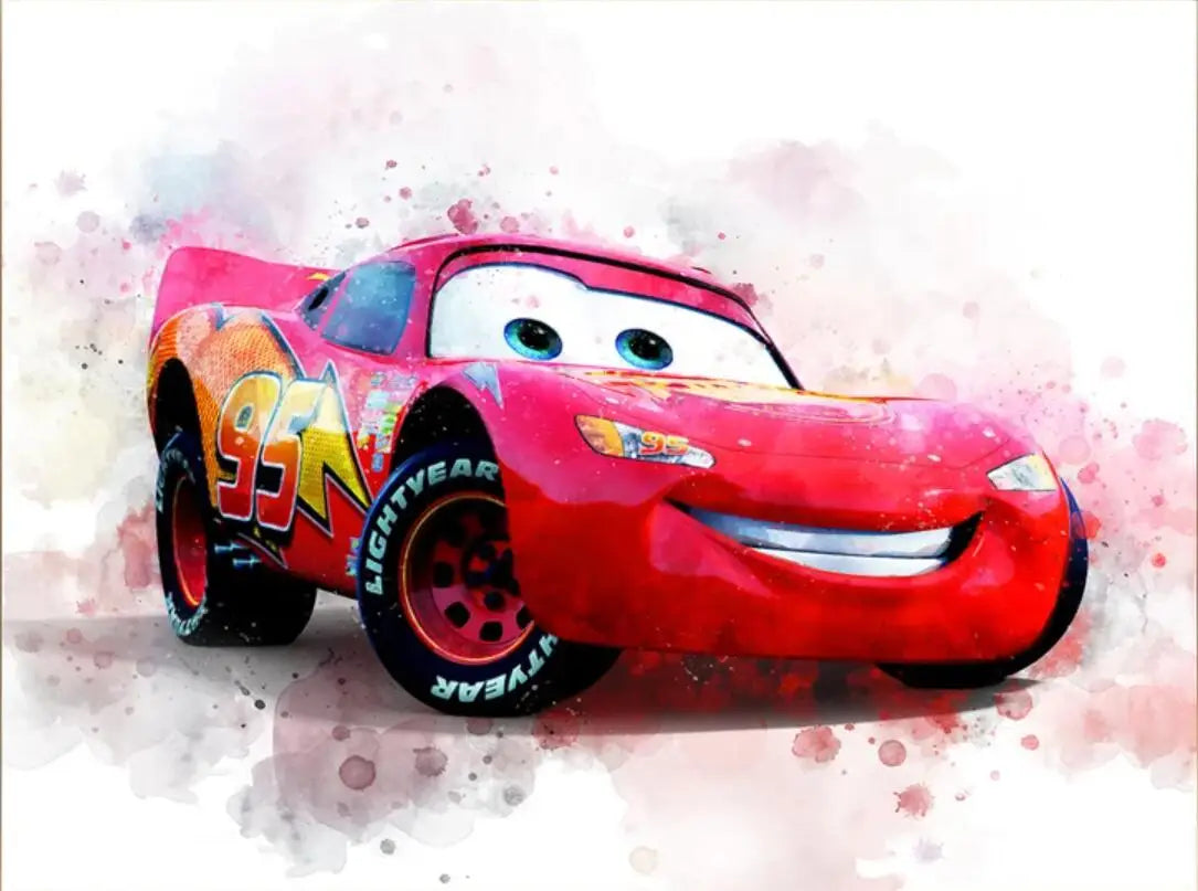 Poster Cars Flash McQueen 20x30cm